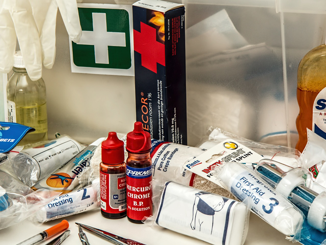 First aid kit for kayaking